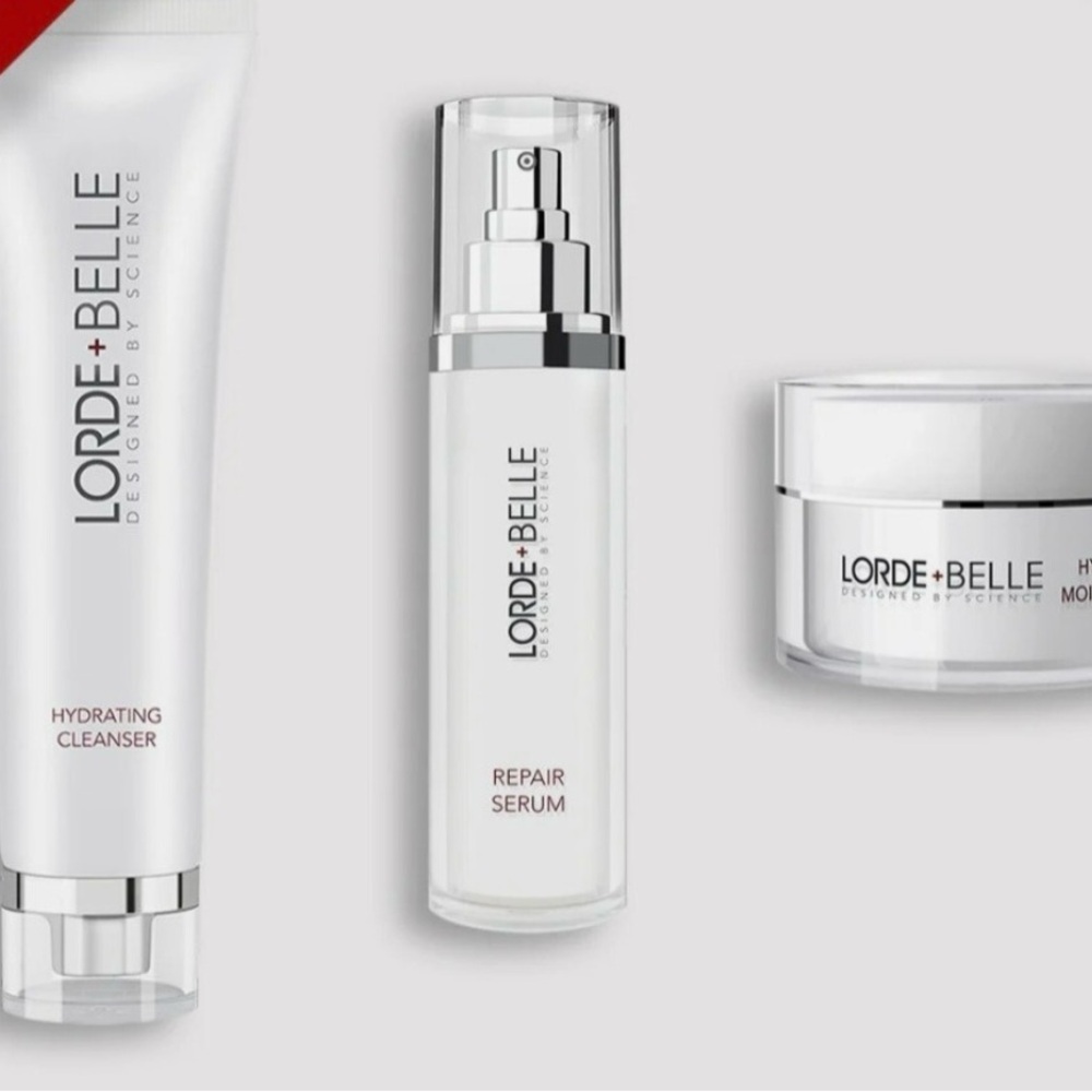 LORDE + BELLE CC SKINCARE REGIMEN (Cleanser + Serum + Moisturizer) NIB Msrp $199 - Picture 2 of 2